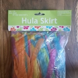 New Adult Hula Skirt Rainbow grass party favor